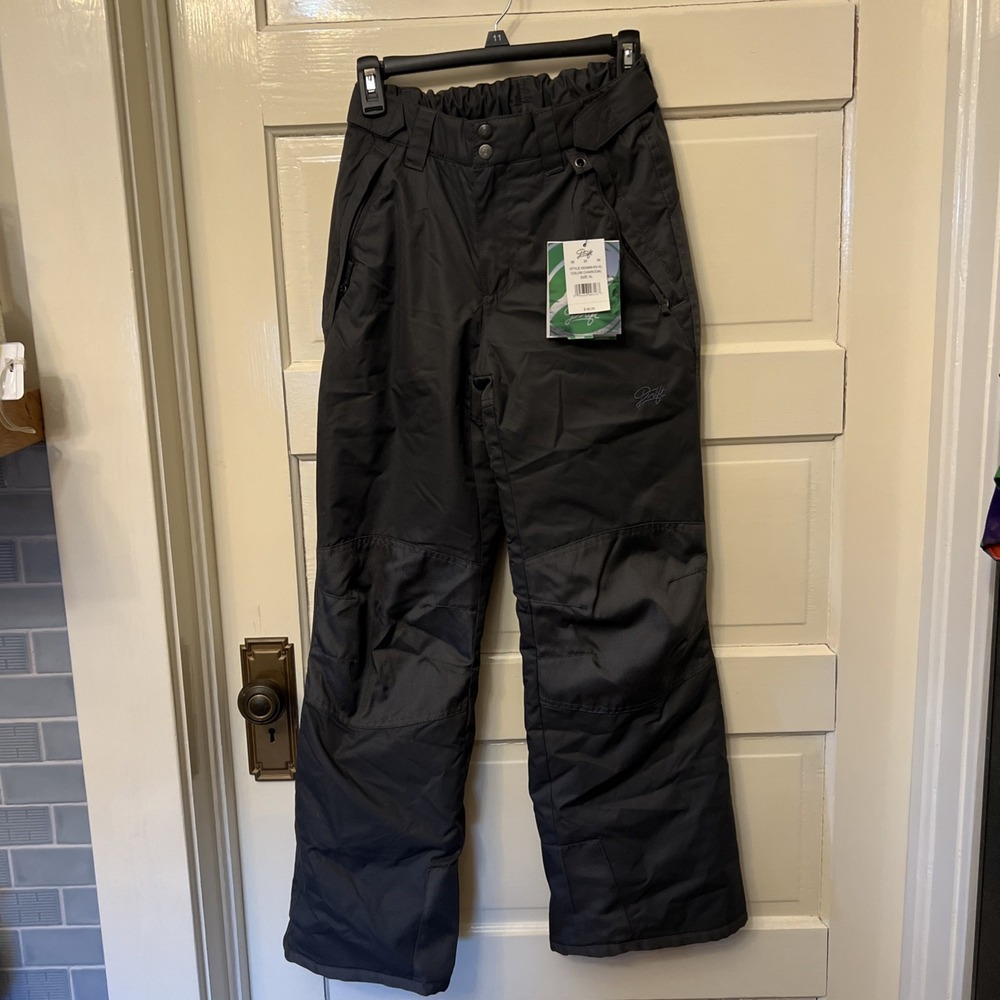 drift snow/ski/snowboarding pants youth charcoal size XL